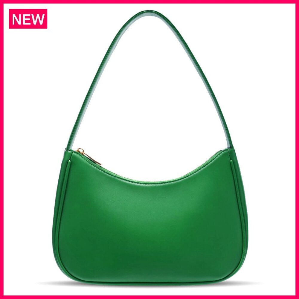 Small Hobo Tote Shoulder Bag With Zipper Closure Lightweight Spacious